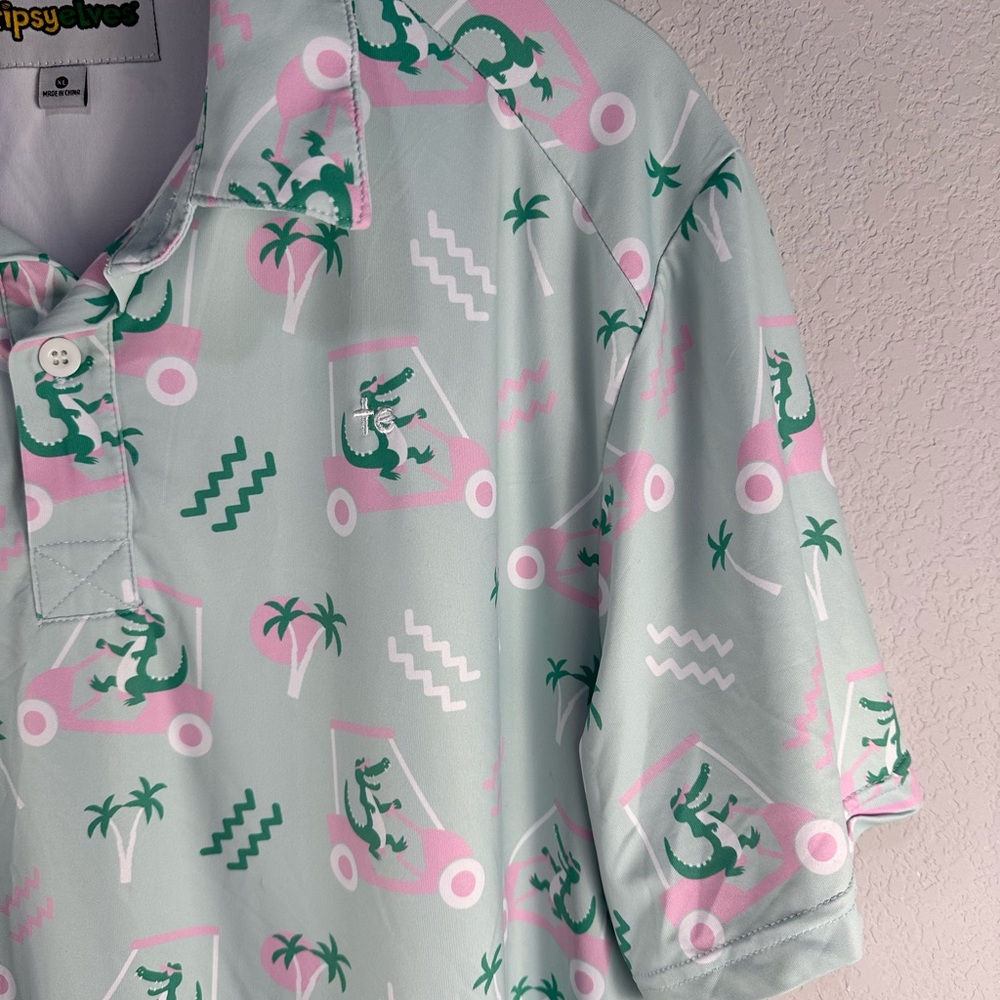 Tipsy Elves Golf Cart‎ Gator Polo Sz XL - Picture 2 of 6